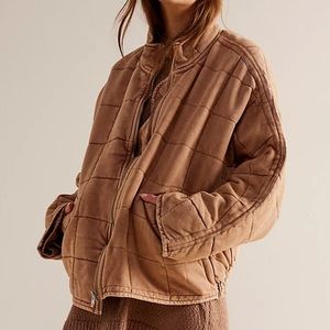 Free people Dolman Quilted Knit Jacket